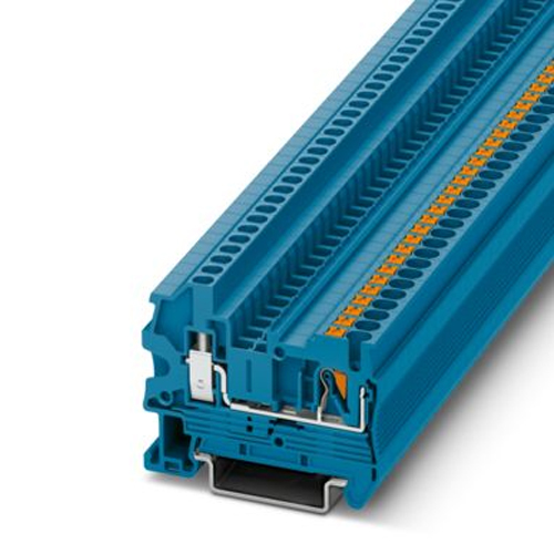 PHOENIX CONTACT - PTU 2,5 BU - Feed-through terminal block